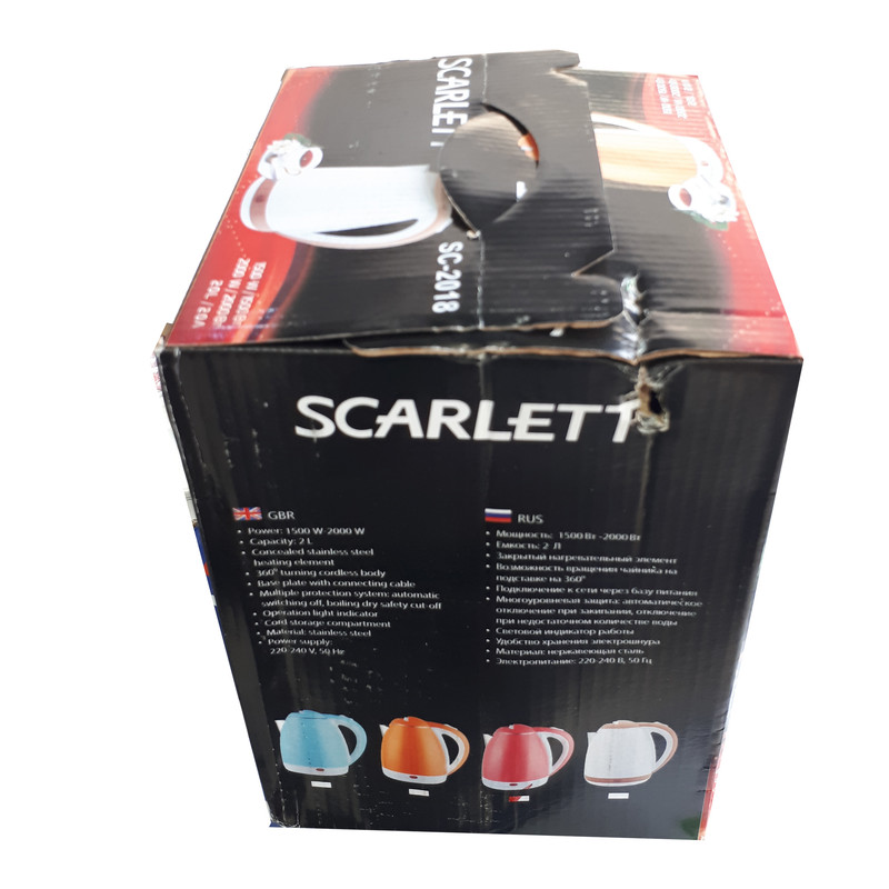 کتری برقی اسکارلت مدل SC-2018