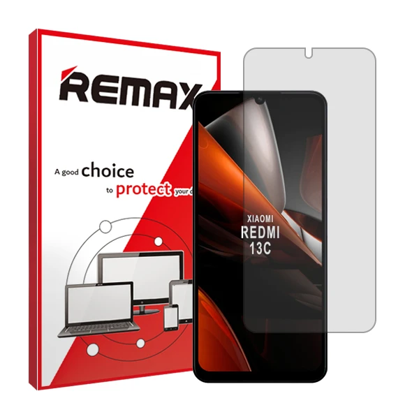 محافظ صفحه نمایش شفاف ریمکس مدل Resistant مناسب برای گوشی موبایل شیائومی Redmi 13C 5G