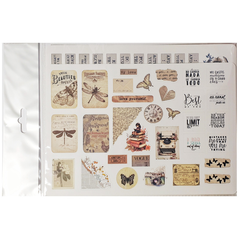 برچسب مدل Love Yourself طرح بولت ژورنال و اسکرپ بوک کد 48 بسته 2 عددی