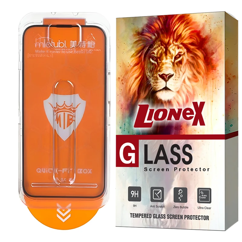 محافظ صفحه نمایش لایونکس مدل EIML مناسب برای گوشی موبایل اپل iPhone 15 / iPhone 16