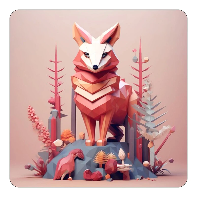 مگنت کاکتی طرح حیوانات رنگی مدل mp26652