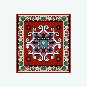 نخ و نقشه کوسن مدل سنتی کد 02