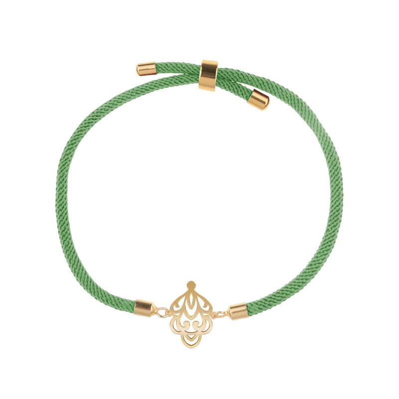 دستبند طلا 18 عیار زنانه مدوپد مدل اسلیمی کد D33-10601