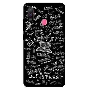 Megafone Social Media 1898 Cover For Samsung Galaxy M30 / A40 S