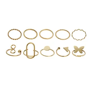 انگشتر زنانه مدل یانگ مجموعه 10 عددی کد YEG-1