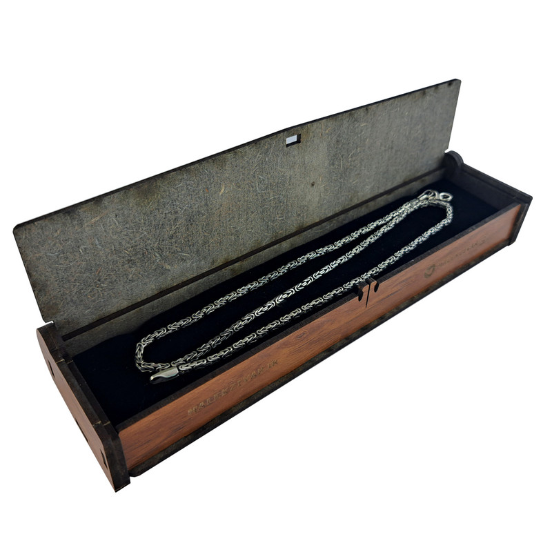 گردنبند نقره مردانه ملک زیور مدل کرال سیاه قلم کد 1501 گردنبند نقره مردانه ملک زیور مدل کرال سیاه قلم کد 1501