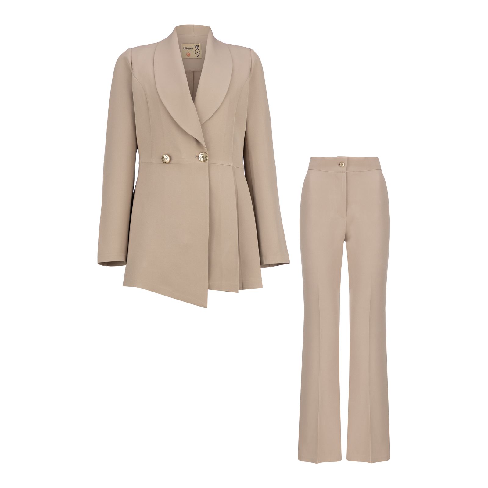 ست کت و شلوار زنانه السانا مدل مهرکام کد 208009 - - 12