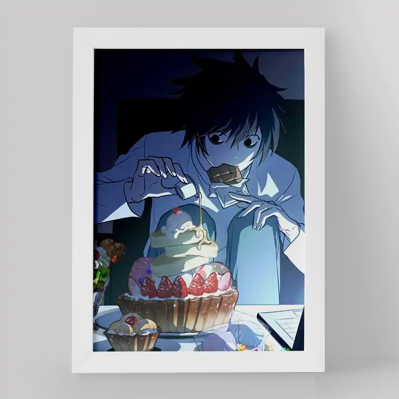 تابلو خندالو مدل ال انیمه دفترچه مرگ کد 15769