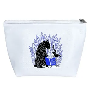 کیف لوازم آرایش دخترانه خندالو مدل ببر و رمان کد 9357