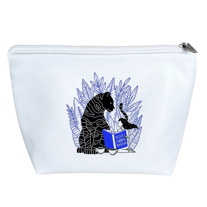 کیف لوازم آرایش دخترانه خندالو مدل ببر و رمان کد 9357