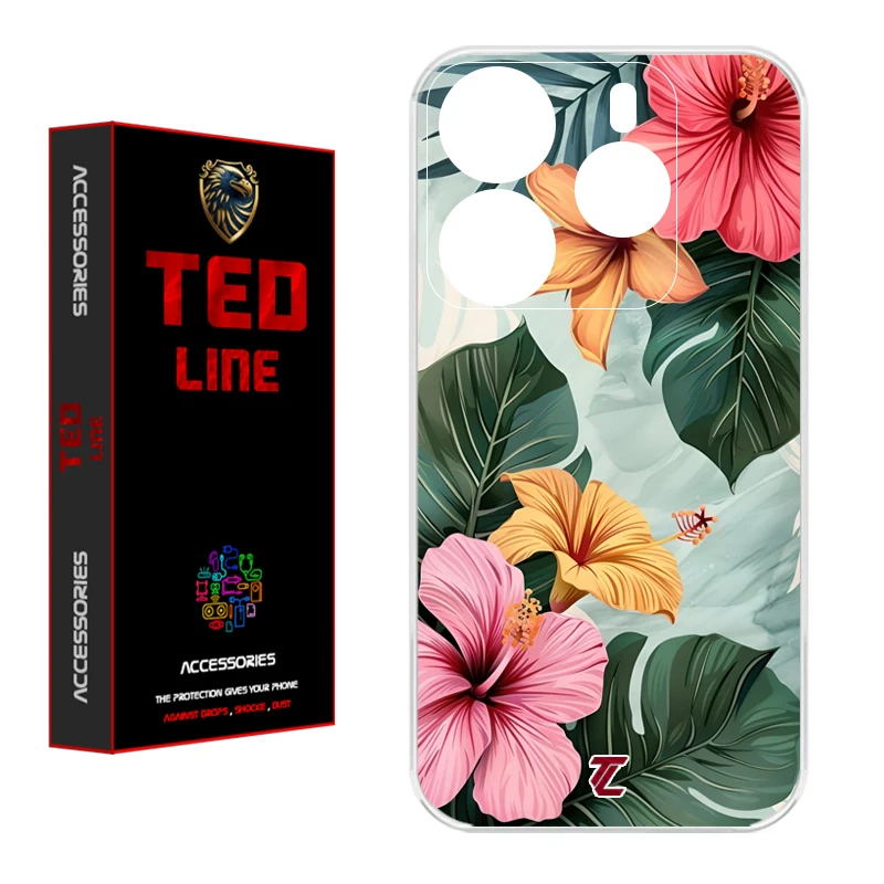 کاور تدلاین طرح گل وحشی کد 1142 مناسب برای گوشی موبایل شیائومی Redmi Note 14 4G