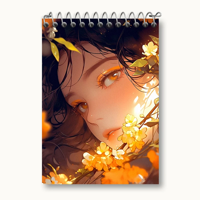 دفتر یادداشت 50 برگ خندالو طرح دخترانه کد N2982