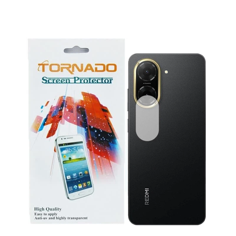 محافظ لنز دوربین تورنادو مدل نانوگلس مناسب برای موبایل شیائومی Redmi A5 بسته 40 عددی