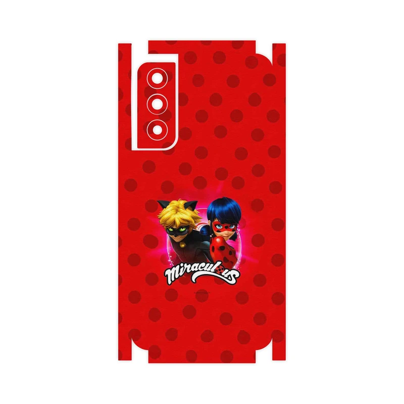 برچسب پوششی ماهوت مدل Ladybug and Cat Noir-FullSkin مناسب برای گوشی موبایل سامسونگ Galaxy S21 FE 5G