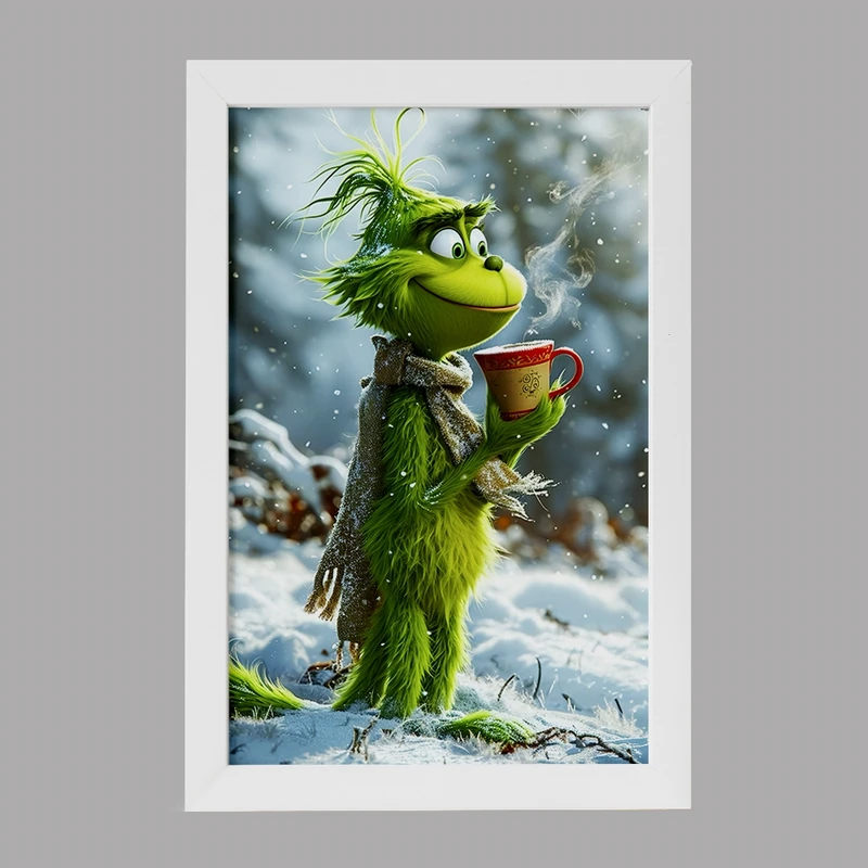 تابلو خندالو مدل گرینچ (The Grinch) کد F5872
