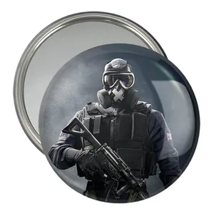 آینه جیبی خندالو مدل رینبو سیکس Rainbow Six  کد 10313