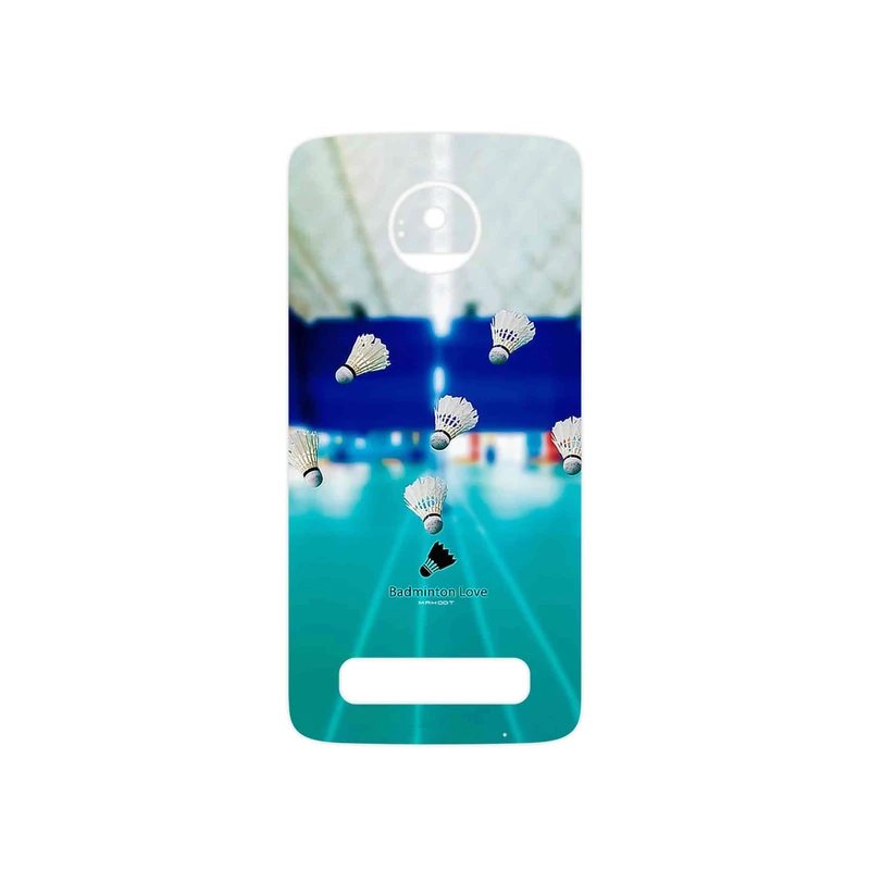 برچسب پوششی ماهوت مدل Badminton مناسب برای گوشی موبایل موتورولا Moto Z Play