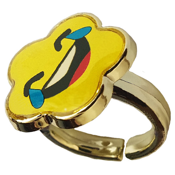 انگشتر دخترانه طرح استیکر کد 04