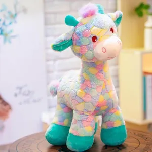 عروسک مدل زرافه تیکه ای 27 سانتی متر