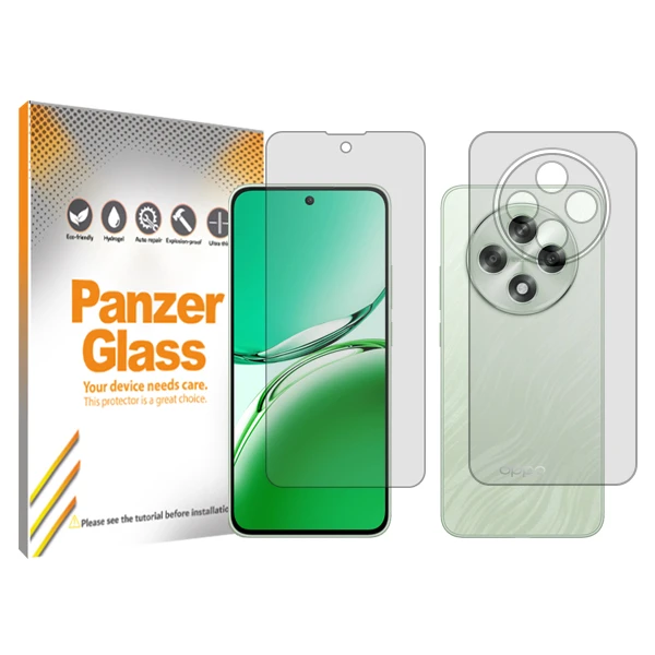 محافظ صفحه نمایش شفاف پنزر گلس مدل Resistant‌ مناسب برای گوشی موبایل اوپو   A3 5G به همراه محافظ پشت گوشی