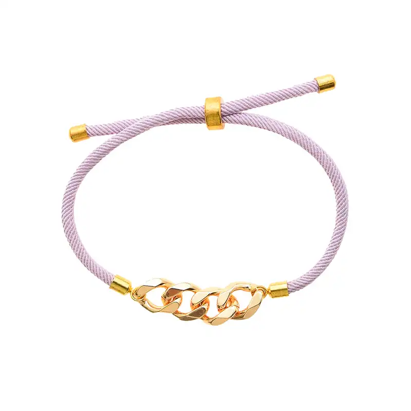 دستبند زنانه دلنار گالری مدل آسانسوری کنفی کد V