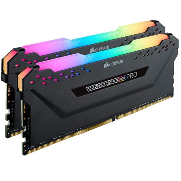 رم دسکتاپ DDR4 دو کاناله 4000 مگاهرتز CL19 کورسیر مدل VENGEANCE RGB PRO ظرفیت 16 گیگابایت