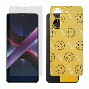 Glass Together model transparent screen protector suitable for Xiaomi Poco X7 Pro mobile phone with back cover sticker