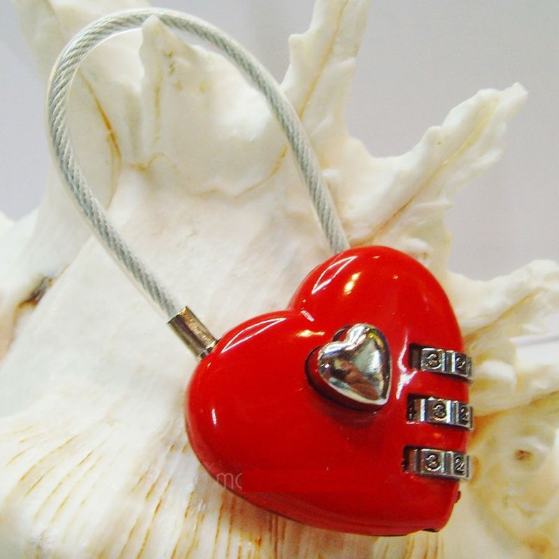 قفل آویز مدل قلب سیمی