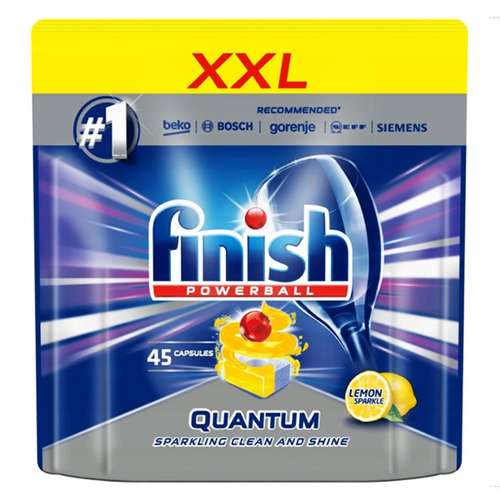 قرص ماشین ظرفشویی فینیش مدل Quantum Leamon بسته 45 عددی