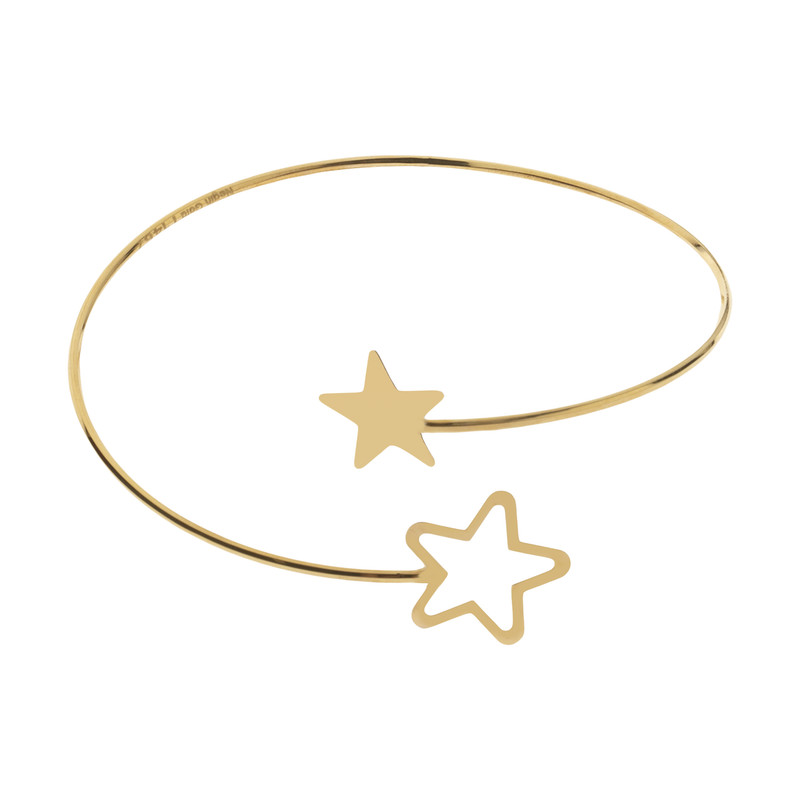 دستبند طلا 18 عیار زنانه کانیار گالری مدل B37