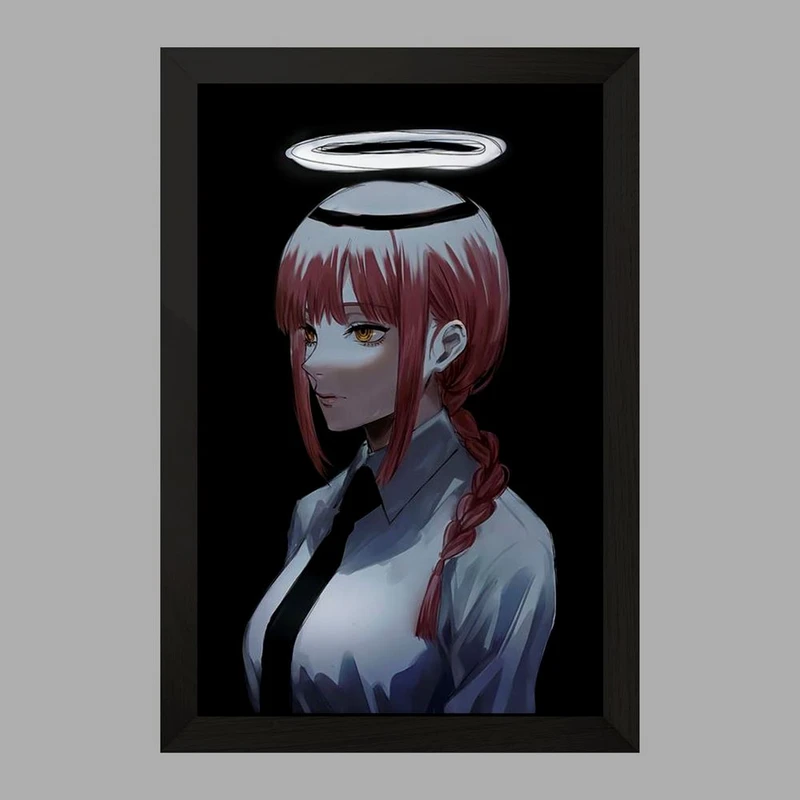 تابلو خندالو مدل ماکیما انیمه مرد اره ای Chainsaw Man  کد 17978