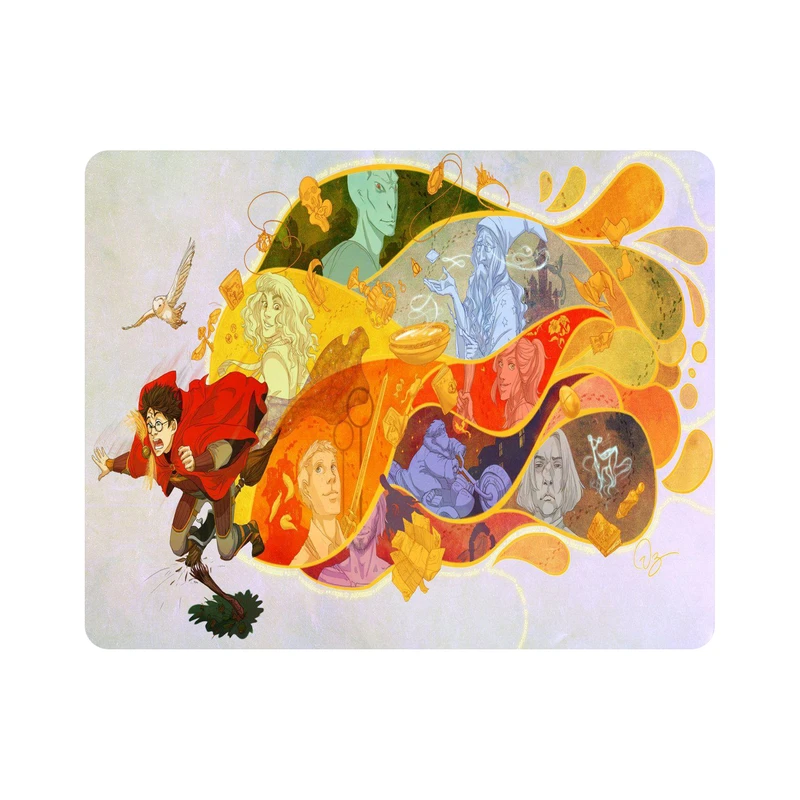 ماوس پد طرح فیلم هری پاتر ولدمورت دامبلدور مدل M2043