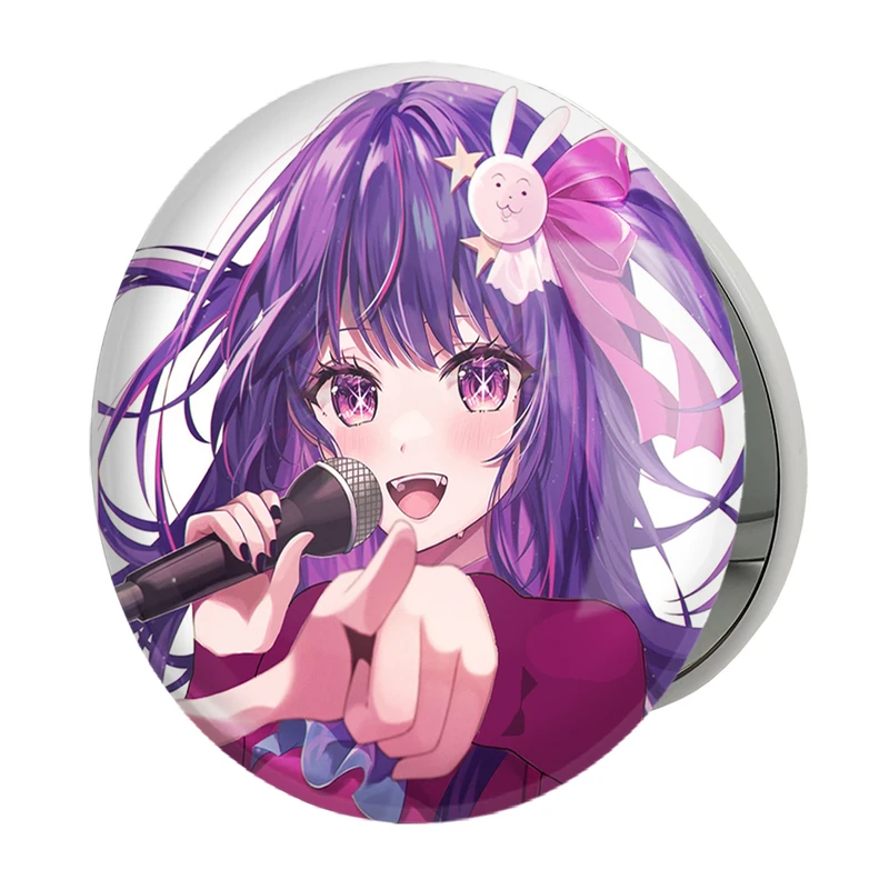 آینه جیبی خندالو طرح آی انیمه اوشی نو کو مدل تاشو کد 31222