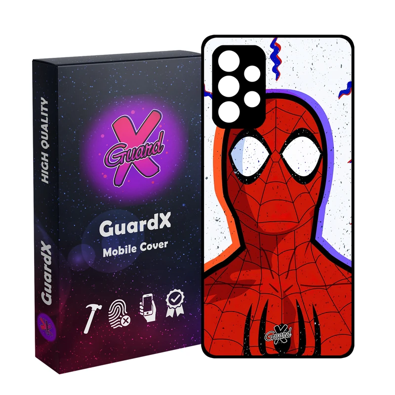 کاور گارد ایکس طرح Spider Man مدل Glass10495 مناسب برای گوشی موبایل سامسونگ galaxy   A32 4G
