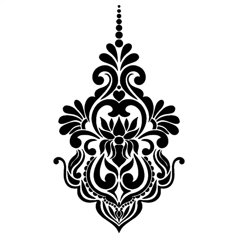 شابلون باتیس آرت طرح تذهیب کد 50-512