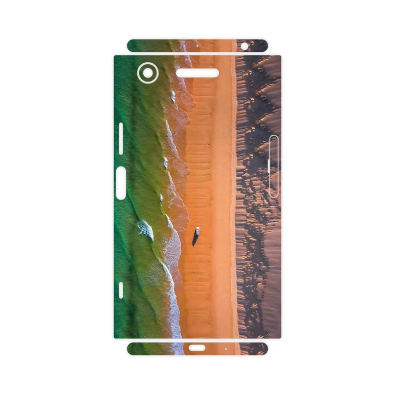 برچسب پوششی ماهوت مدل Beach and Green Sea-FullSkin مناسب برای گوشی موبایل سونی Xperia XZ1