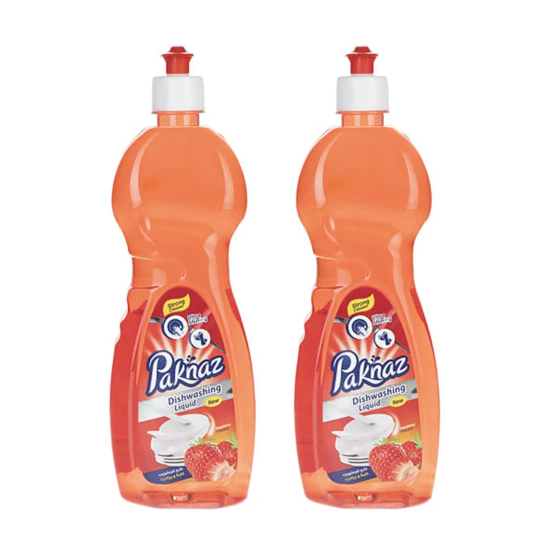 مایع ظرفشویی پاکناز مدل Strawberry وزن 700 گرم مجموعه 2 عددی