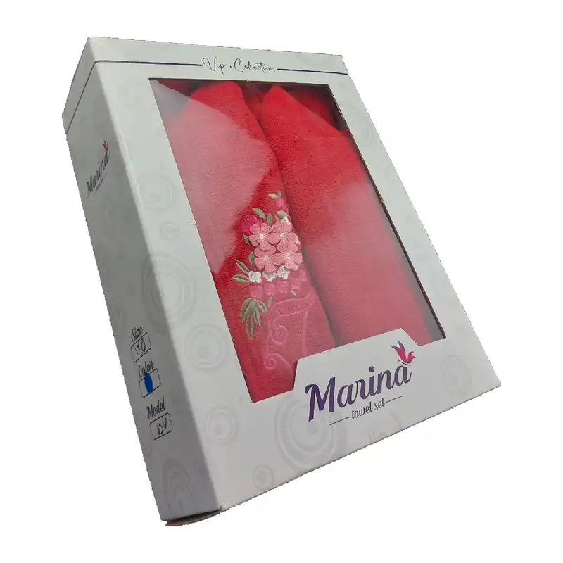 حوله پالتویی مارینا مدل یقه گلدوزی سایز 125