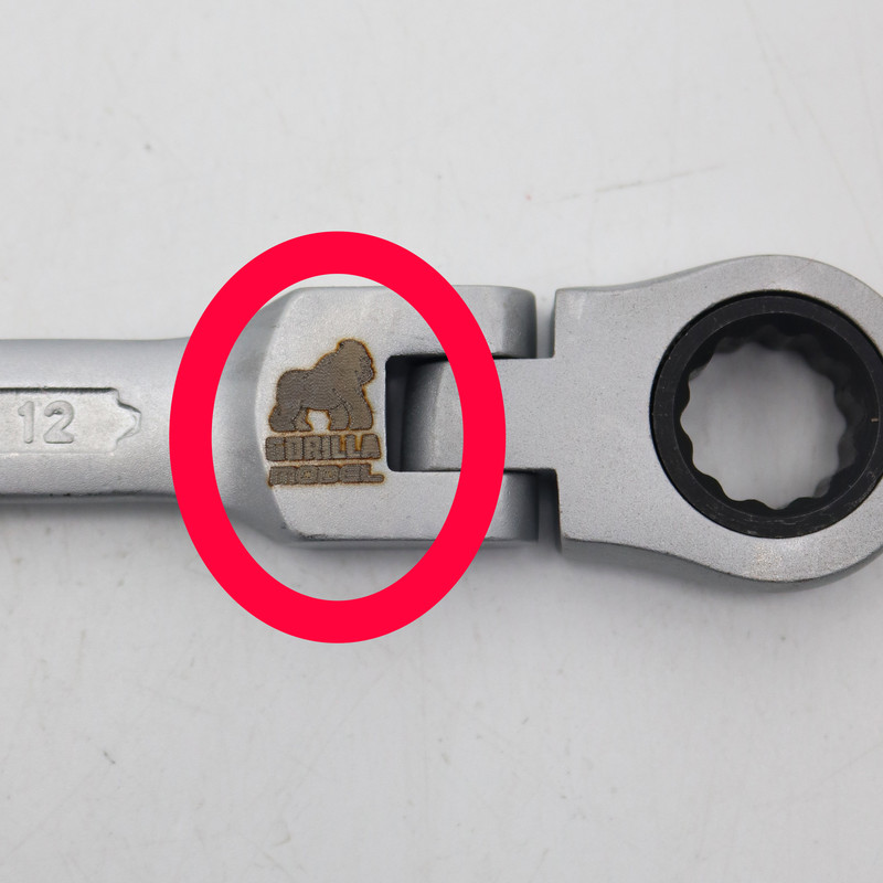 آچار یکسر تخت و یکسر جغجغه ای مدل گوریلا کد YP-TASHO-012MM سایز 12 میلیمتر