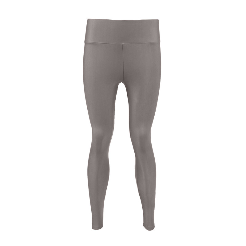 لگینگ زنانه آل کیم شیک مدل کمر پهن گنی براق رنگ طوسی