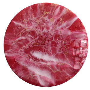 زیر لیوانی رزینی مدل Marble RG