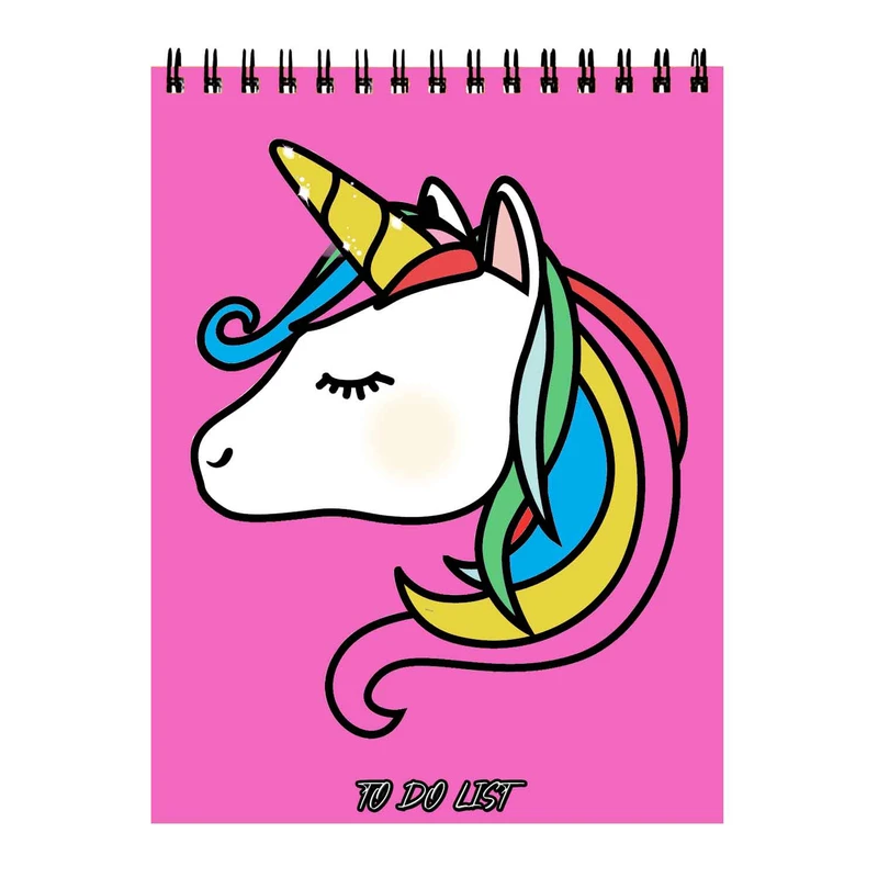 دفتر برنامه ریزی 50 برگ طرح یونیکورن کد 2929