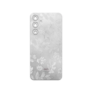MAHOOT Silver-Wildflower Cover Sticker for Samsung Galaxy A35