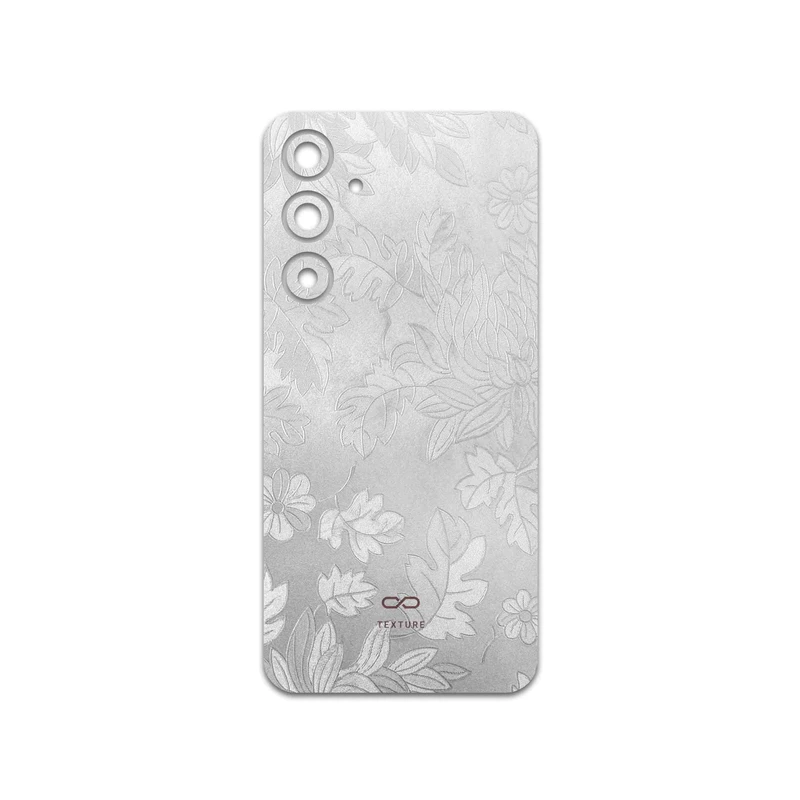 برچسب پوششی ماهوت مدل Silver-Wildflower مناسب برای گوشی موبایل سامسونگ Galaxy A35
