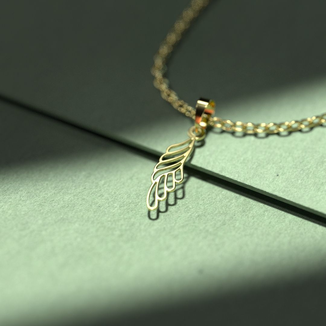 گردنبند طلا 18 عیار زنانه مدوپد مدل هندسی کد X2-1-1109 - - 4