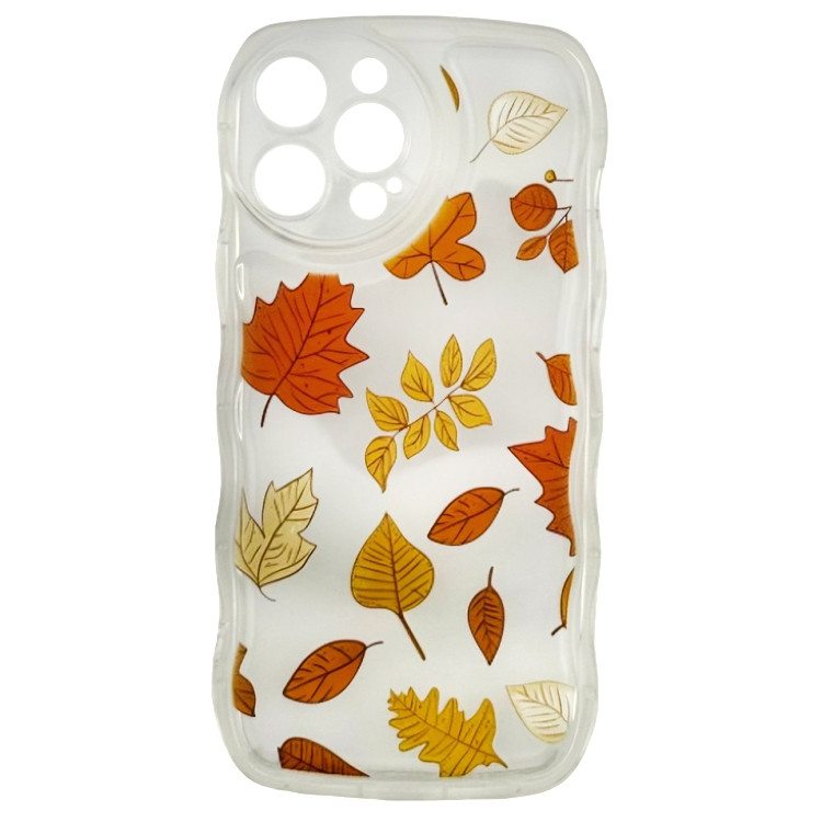 کاور مدل Wavy Fall Leaf مناسب برای گوشی موبایل اپل iPhone 13 ProMax
