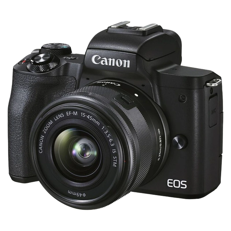 دوربین دیجیتال بدون آینه کانن مدل EOS M50 Mark II kit 15-45mm f/3.5-6.3 IS STM