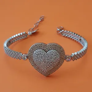 دستبند نقره زنانه مدل AMT_D022