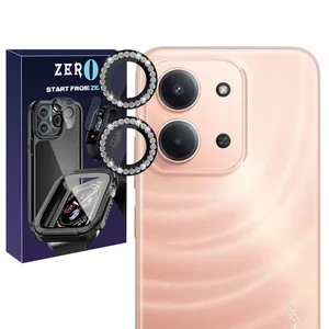 محافظ لنز دوربین فلزی  زیرو مدل RNG Diamond ZR مناسب برای گوشی موبایل شیائومی Redmi 15C