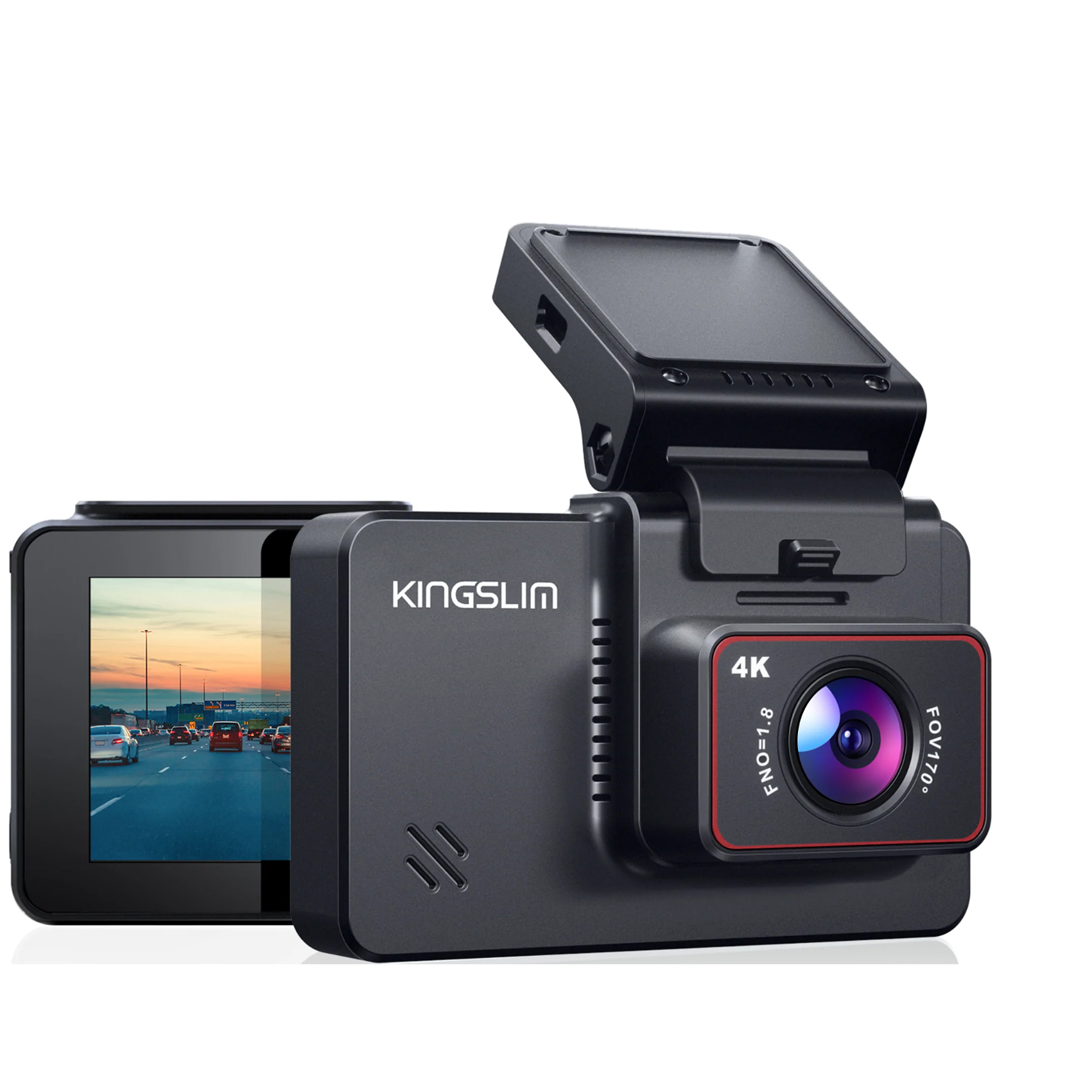 نکته خرید - قیمت روز دوربین فیلم برداری خودرو کینگ اسلیم مدل D4 - 4K خرید